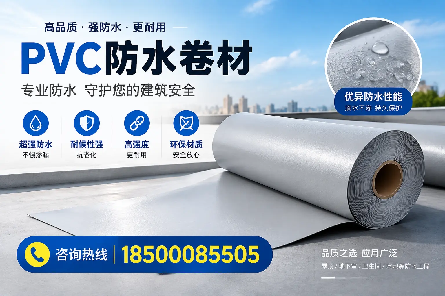 成都地区pvc防水卷材的市场现状与发展趋势